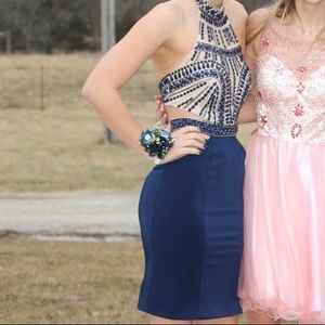Navy Homecoming dress